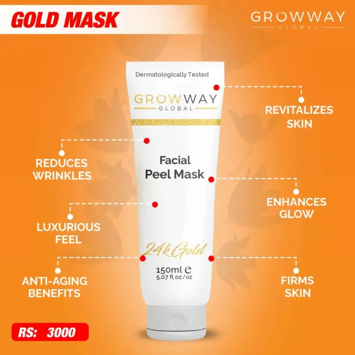 Gold Face Mask